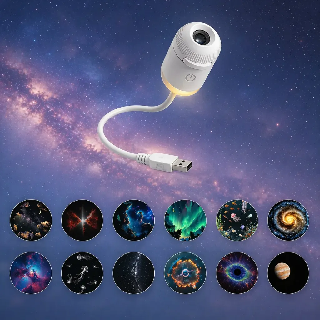 Mini Galaxy Projector (12 slides)